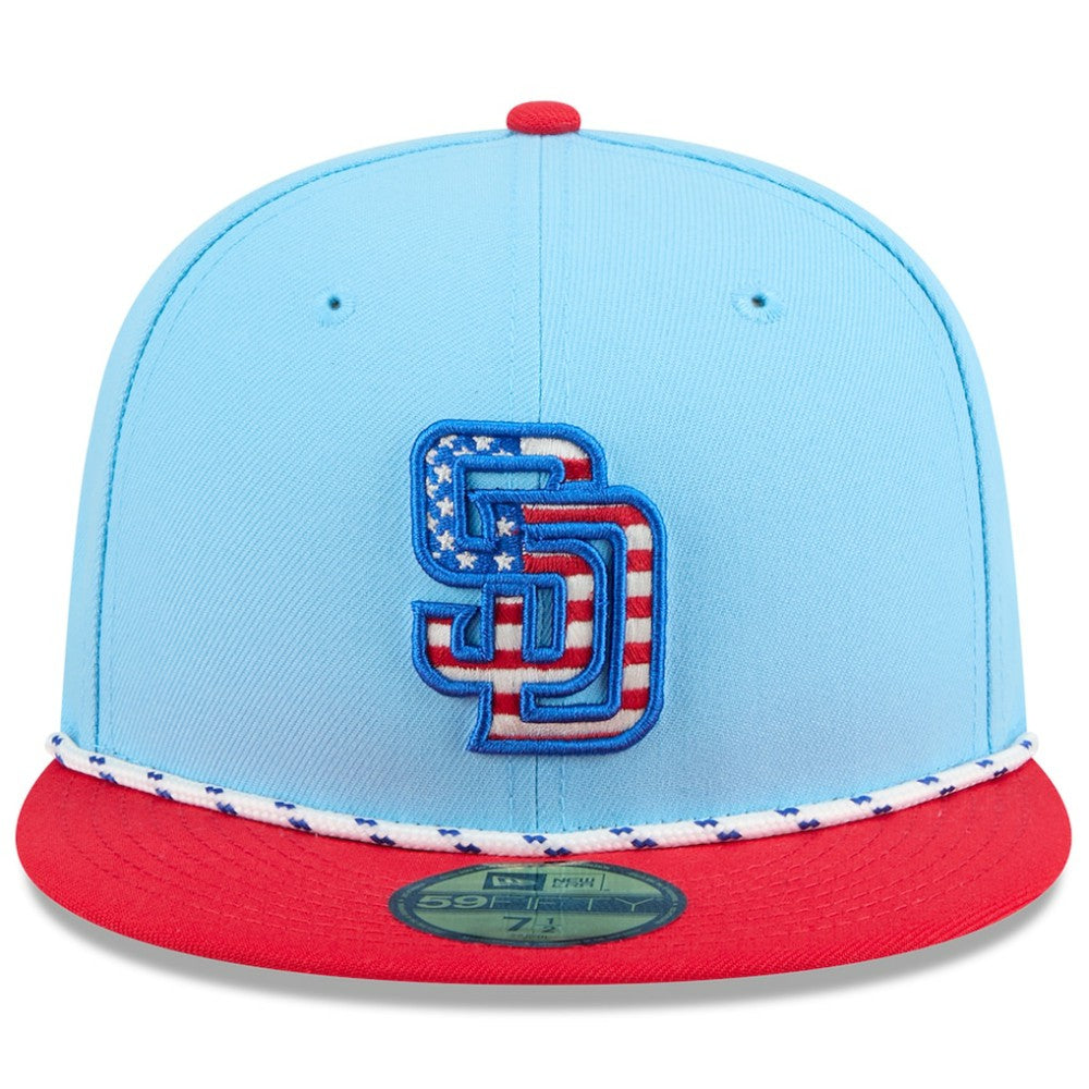 San Diego Padres New Era 2025 Fourth of July 59FIFTY Fitted Hat | MLB Shop