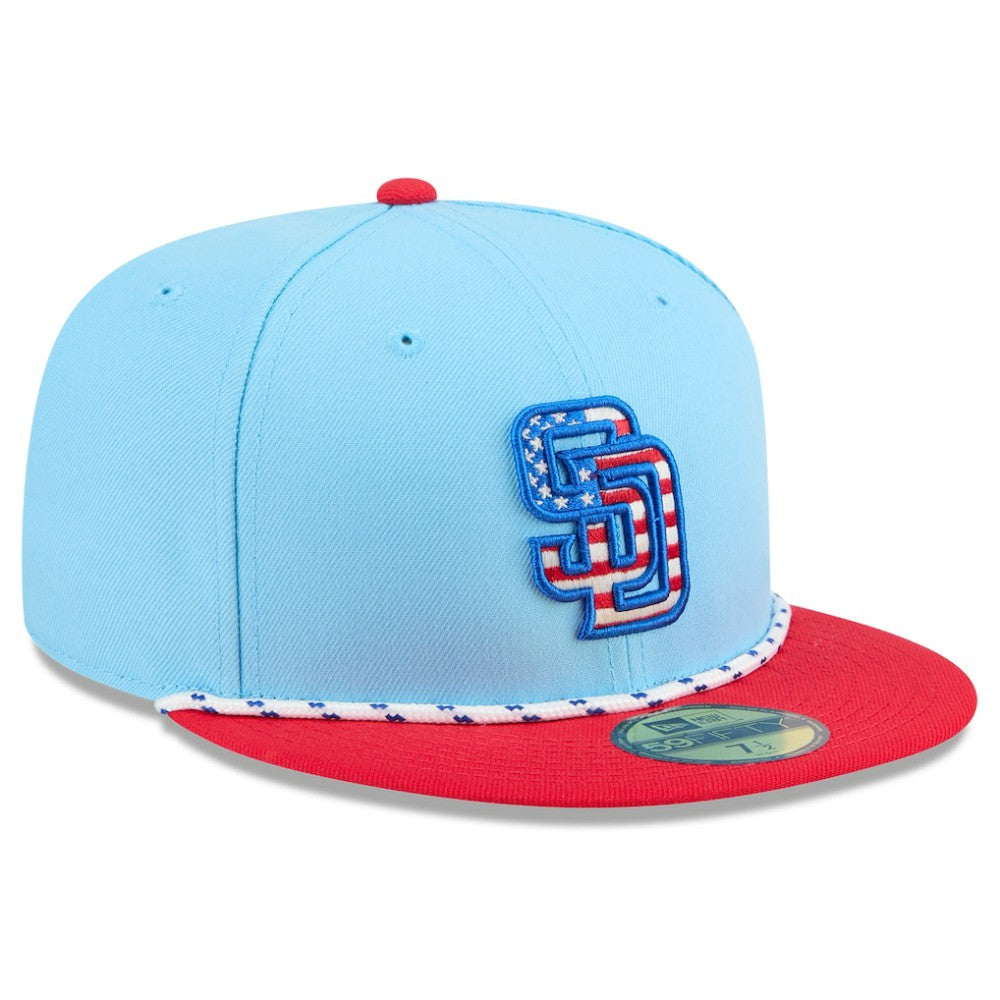 San Diego Padres New Era 2025 Fourth of July 59FIFTY Fitted Hat | MLB Shop