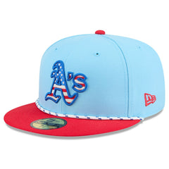 Athletics New Era 2025 Fourth of July 59FIFTY Fitted Hat | MLB New