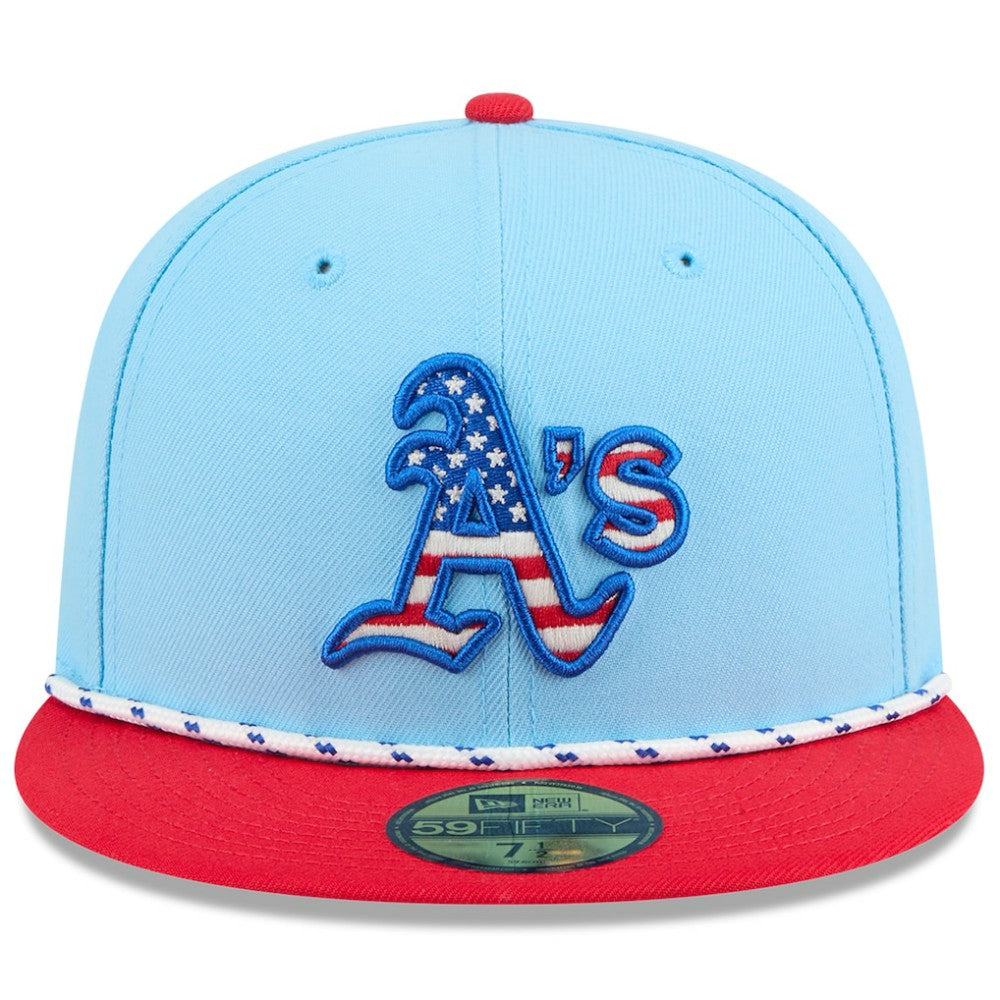 Athletics New Era 2025 Fourth of July 59FIFTY Fitted Hat | MLB New