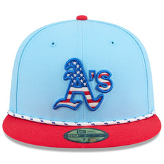 Athletics New Era 2025 Fourth of July 59FIFTY Fitted Hat | MLB New