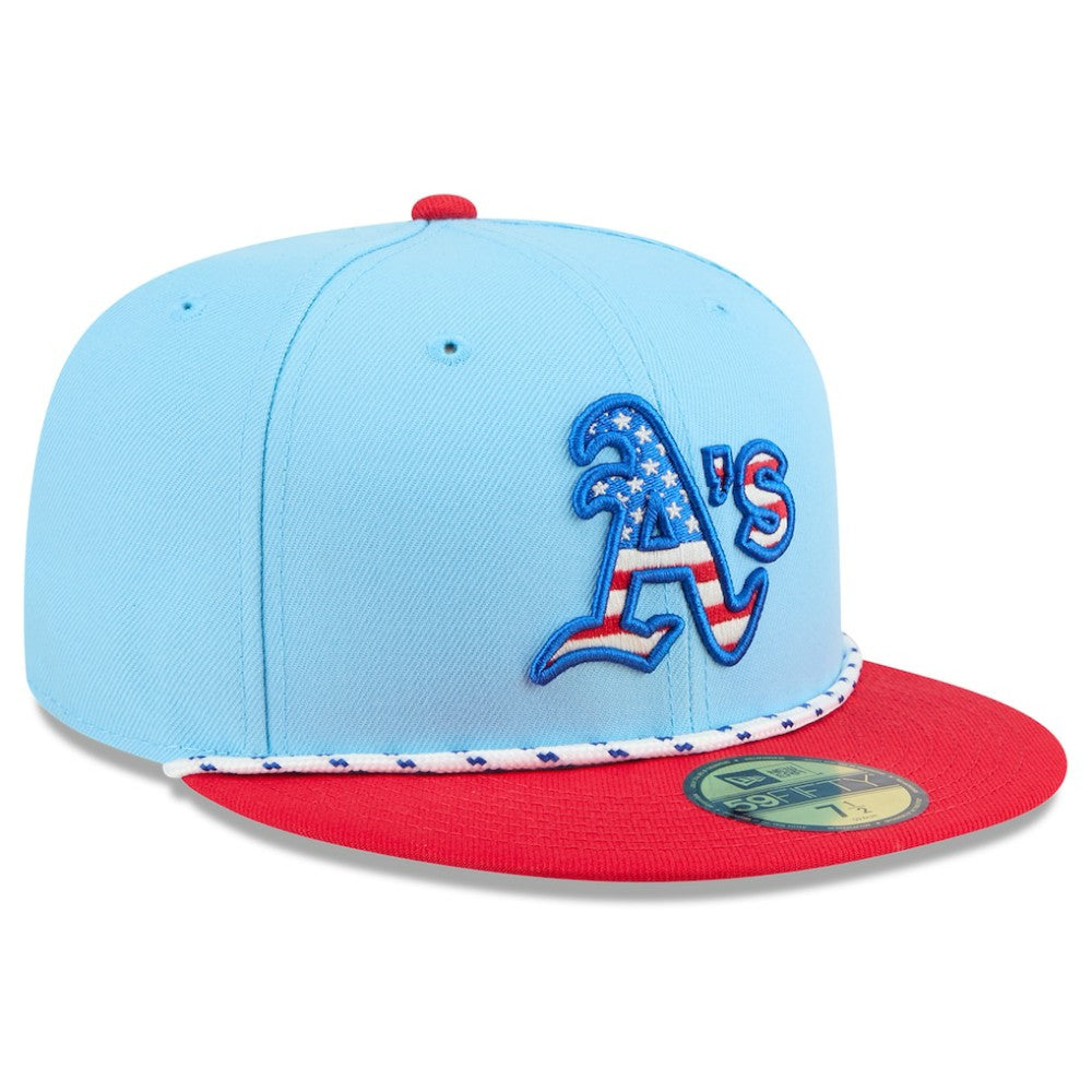 Athletics New Era 2025 Fourth of July 59FIFTY Fitted Hat | MLB New