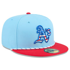 Athletics New Era 2025 Fourth of July 59FIFTY Fitted Hat | MLB New