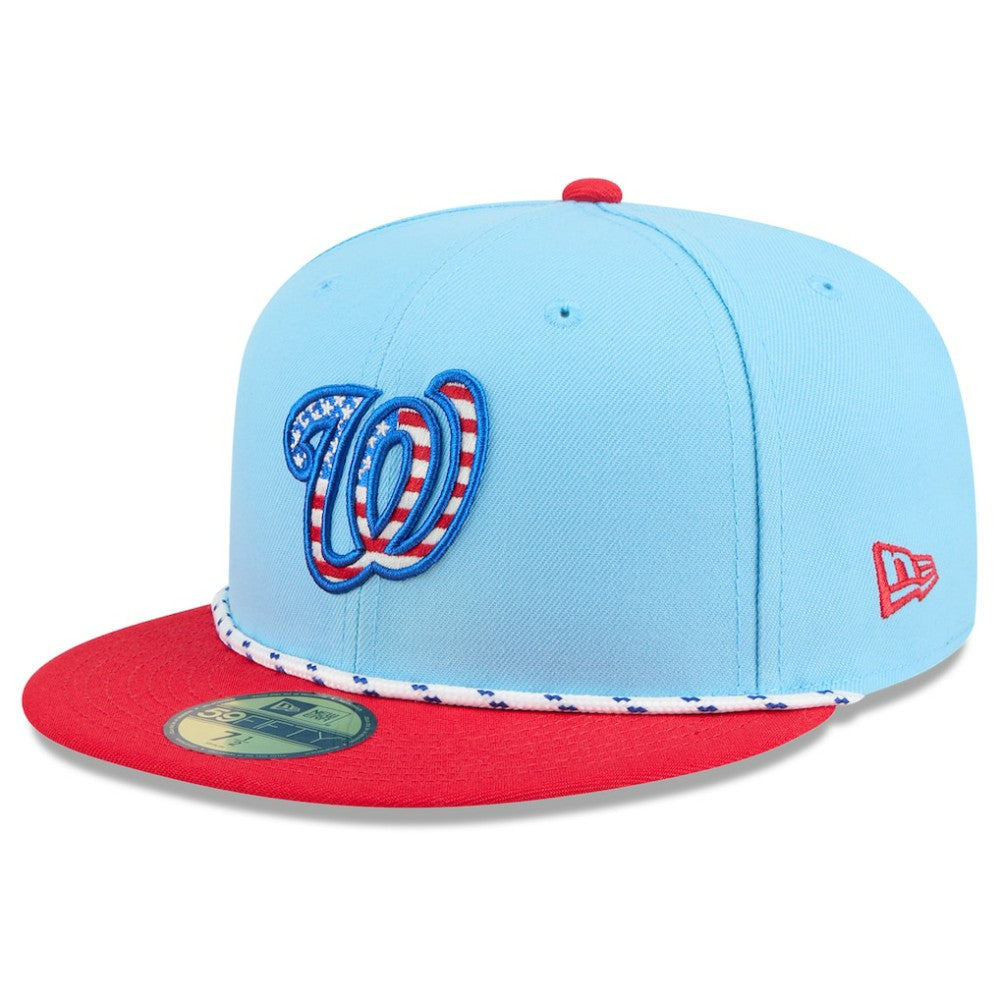 Washington Nationals New Era 2025 Fourth of July 59FIFTY Fitted Hat | MLB For sale