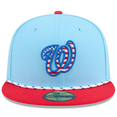 Washington Nationals New Era 2025 Fourth of July 59FIFTY Fitted Hat | MLB For sale