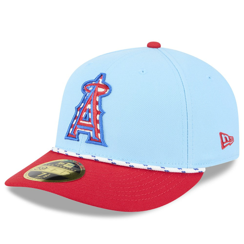 Los Angeles Angels New Era 2025 Fourth of July Low Profile 59FIFTY Fitted Hat | MLB On Sale