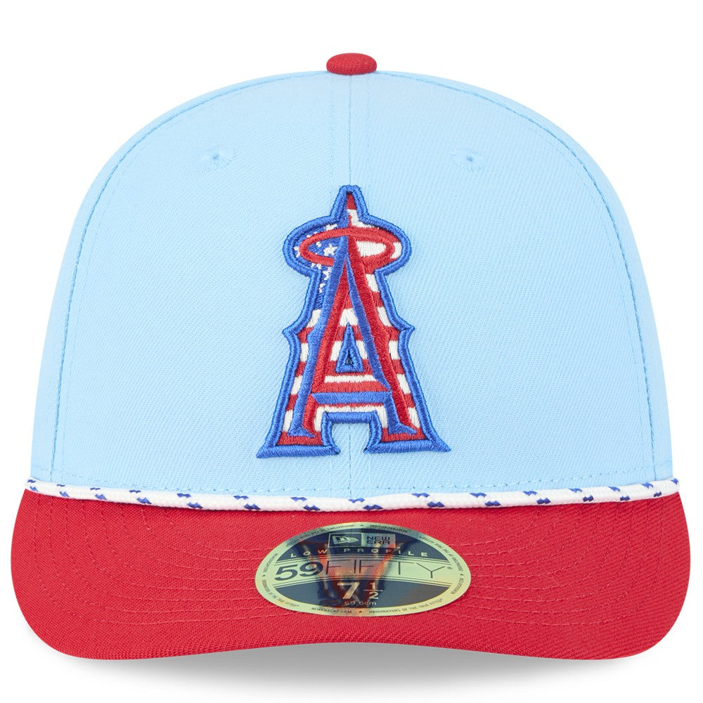 Los Angeles Angels New Era 2025 Fourth of July Low Profile 59FIFTY Fitted Hat | MLB On Sale