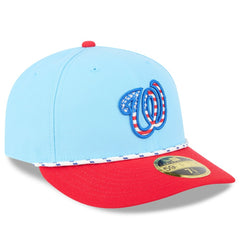 Washington Nationals New Era 2025 Fourth of July Low Profile 59FIFTY Fitted Hat | MLB Discount