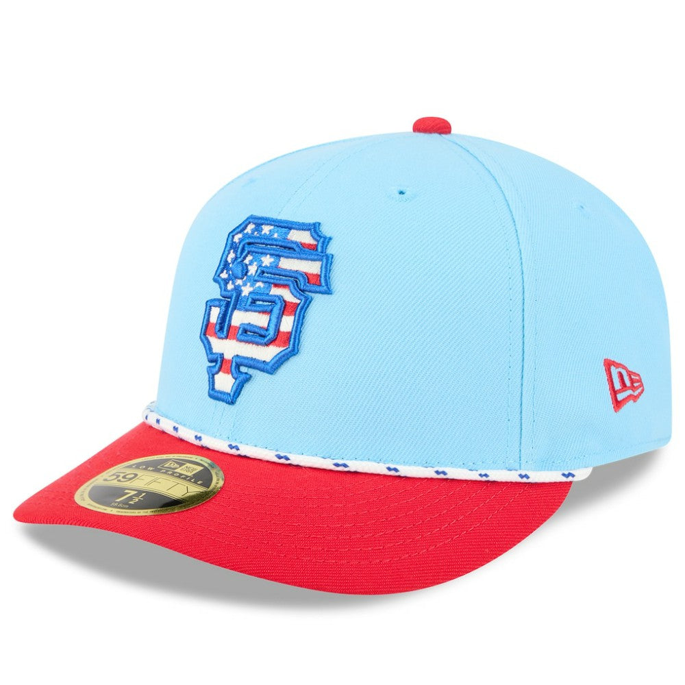 San Francisco Giants New Era 2025 Fourth of July Low Profile 59FIFTY Fitted Hat | MLB Near me