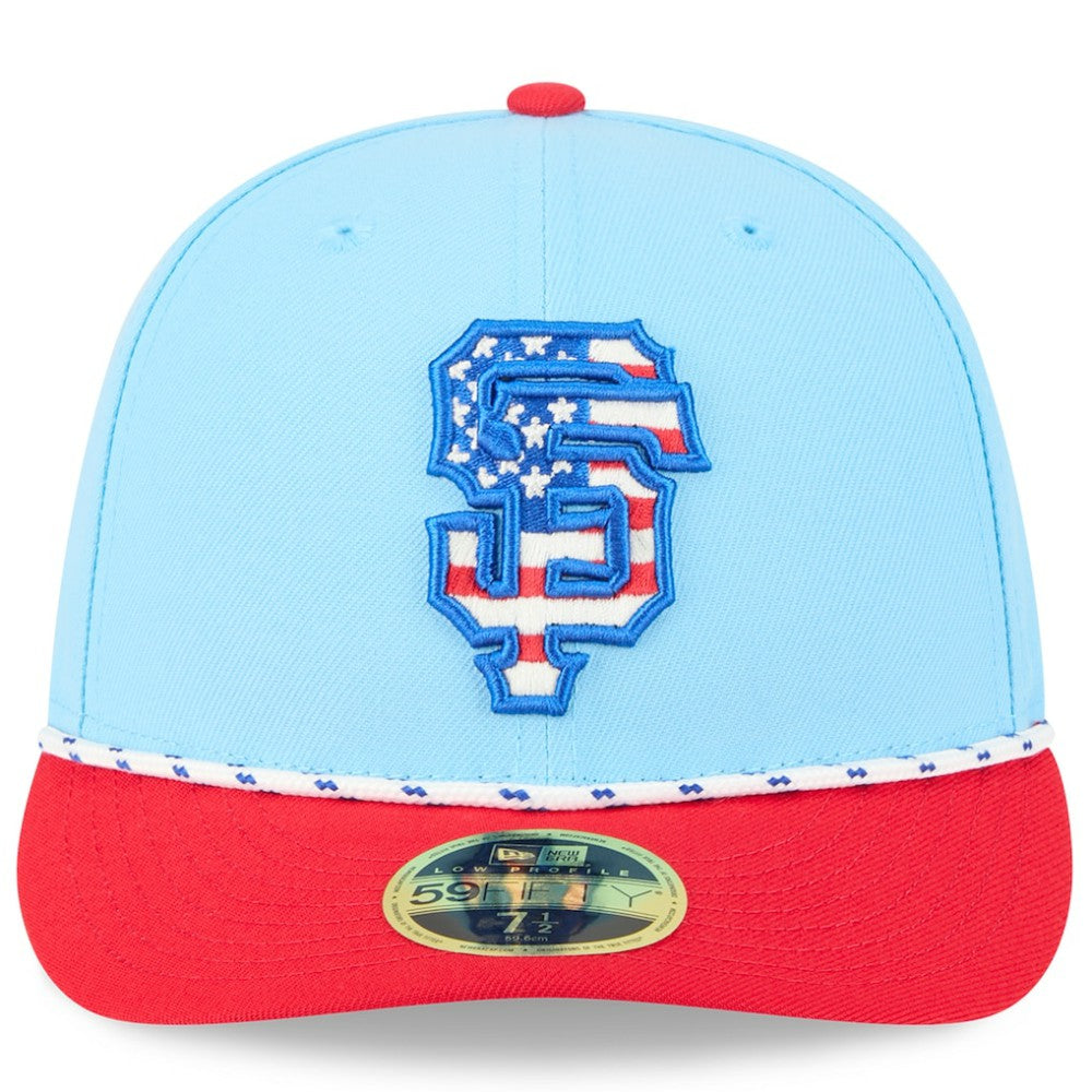San Francisco Giants New Era 2025 Fourth of July Low Profile 59FIFTY Fitted Hat | MLB Near me