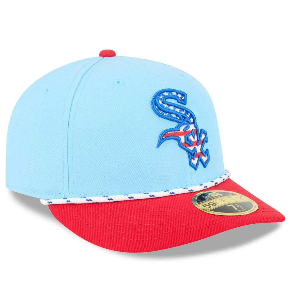 Chicago White Sox New Era 2025 Fourth of July Low Profile 59FIFTY Fitted Hat | MLB For sale