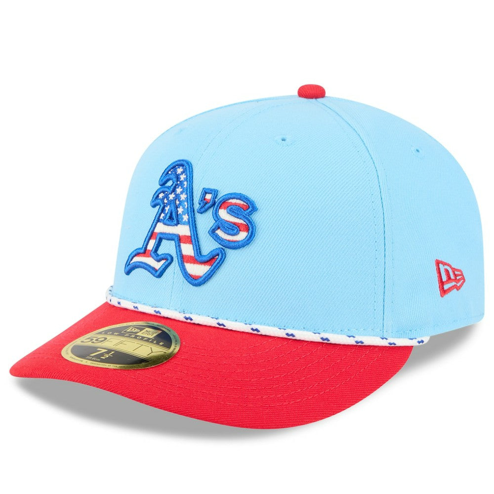 Athletics New Era 2025 Fourth of July Low Profile 59FIFTY Fitted Hat | MLB Shop