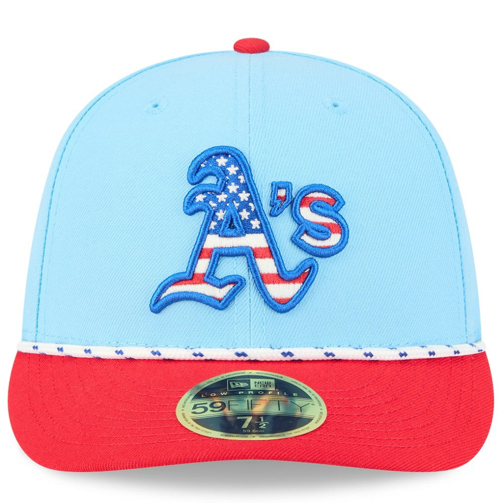 Athletics New Era 2025 Fourth of July Low Profile 59FIFTY Fitted Hat | MLB Shop