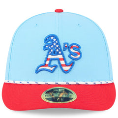 Athletics New Era 2025 Fourth of July Low Profile 59FIFTY Fitted Hat | MLB Shop
