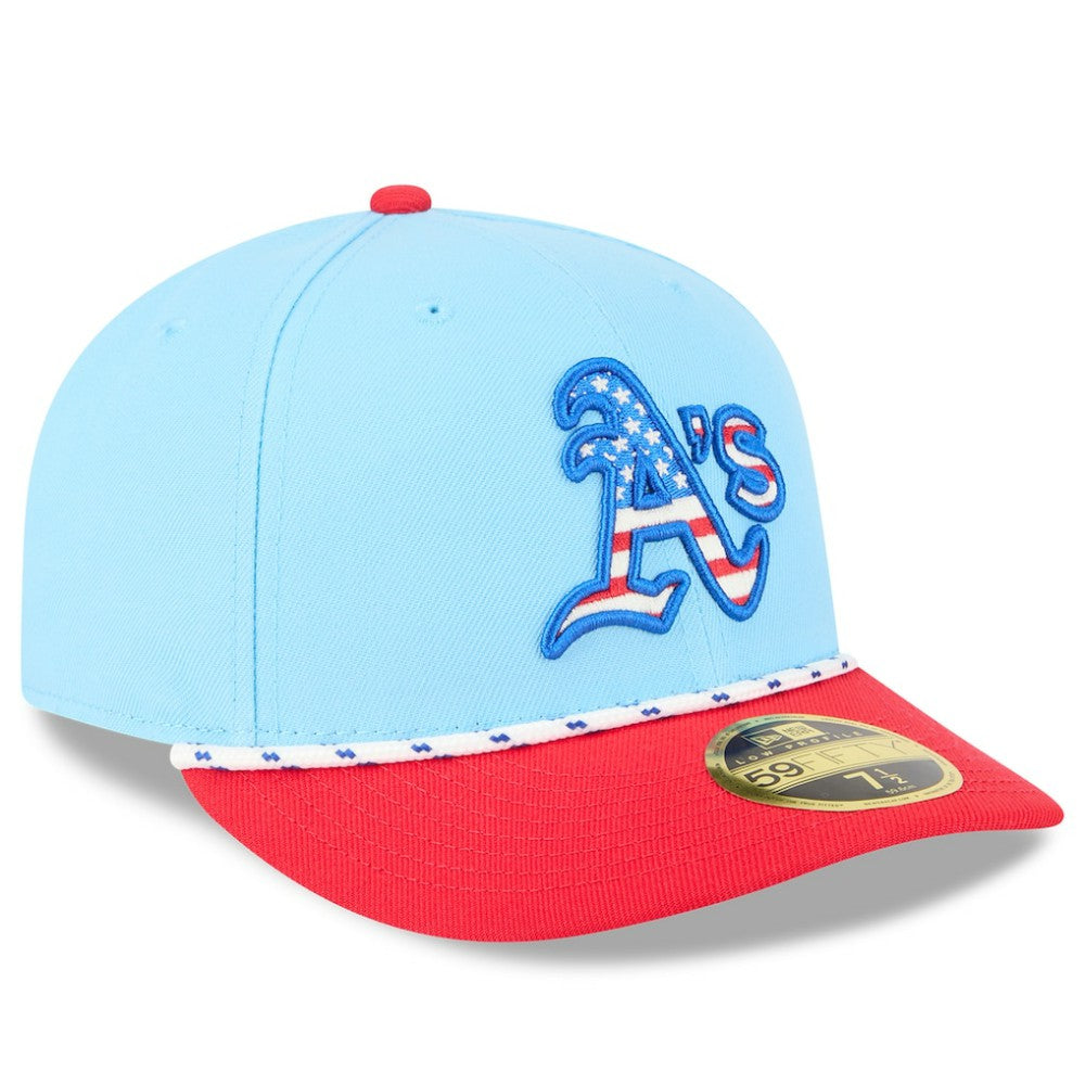 Athletics New Era 2025 Fourth of July Low Profile 59FIFTY Fitted Hat | MLB Shop