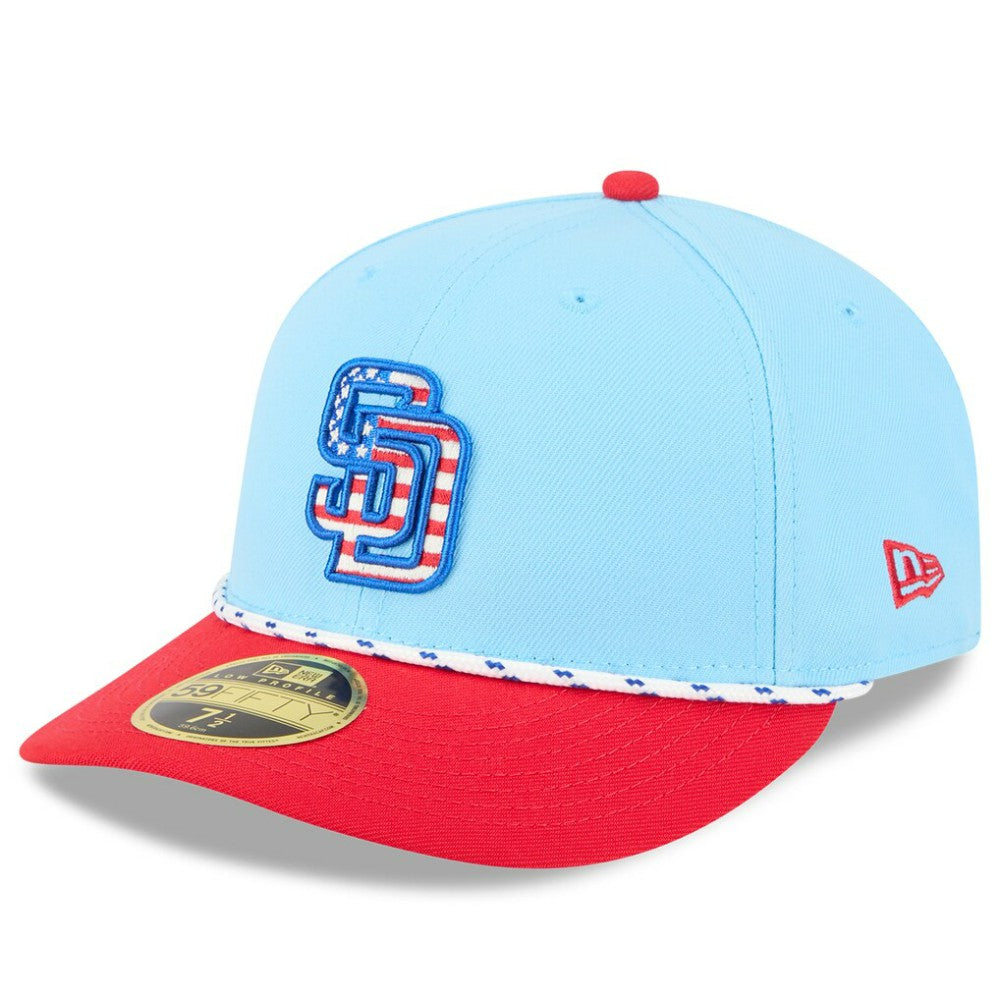 San Diego Padres New Era 2025 Fourth of July Low Profile 59FIFTY Fitted Hat | MLB US