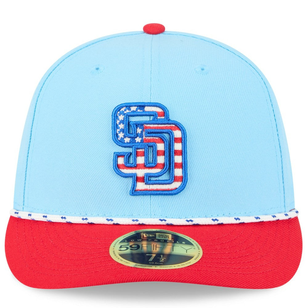 San Diego Padres New Era 2025 Fourth of July Low Profile 59FIFTY Fitted Hat | MLB US