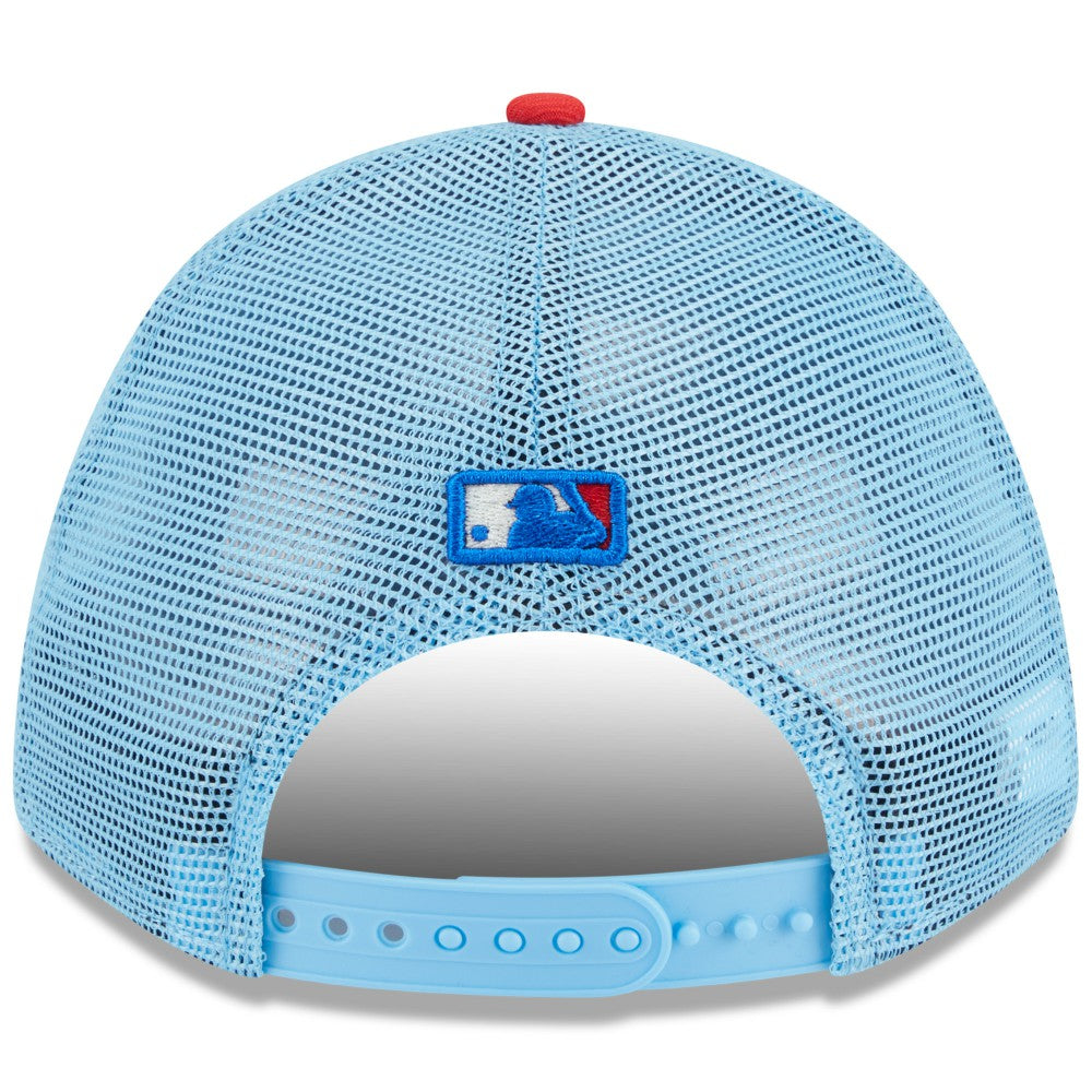 Miami Marlins New Era 2025 Fourth of July 9FORTY A-Frame M-Crown Adjustable Trucker Hat | MLB Sale