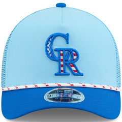 Colorado Rockies New Era 2025 Fourth of July 9FORTY A-Frame M-Crown Adjustable Trucker Hat | MLB Near me