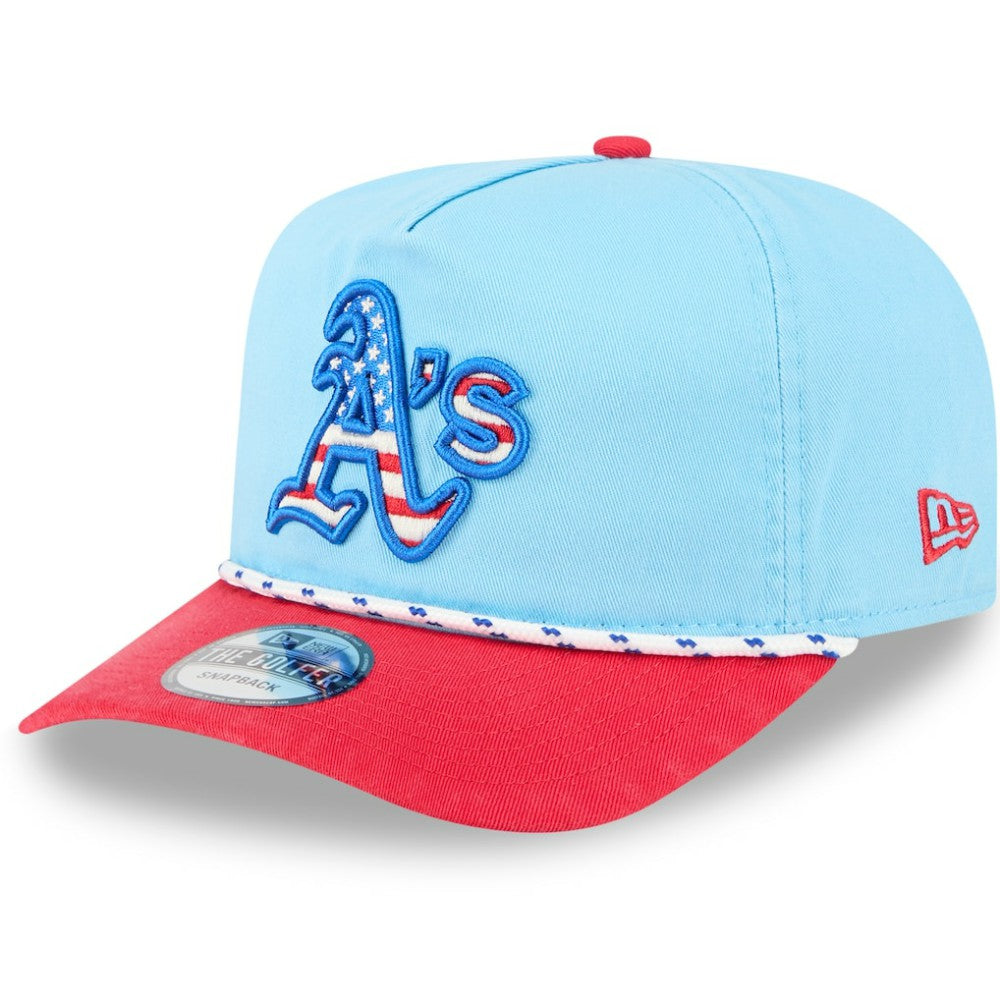 Athletics New Era 2025 Fourth of July Golfer Snapback Hat | MLB Near me