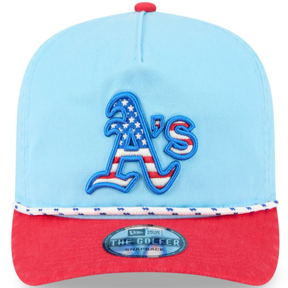 Athletics New Era 2025 Fourth of July Golfer Snapback Hat | MLB Near me