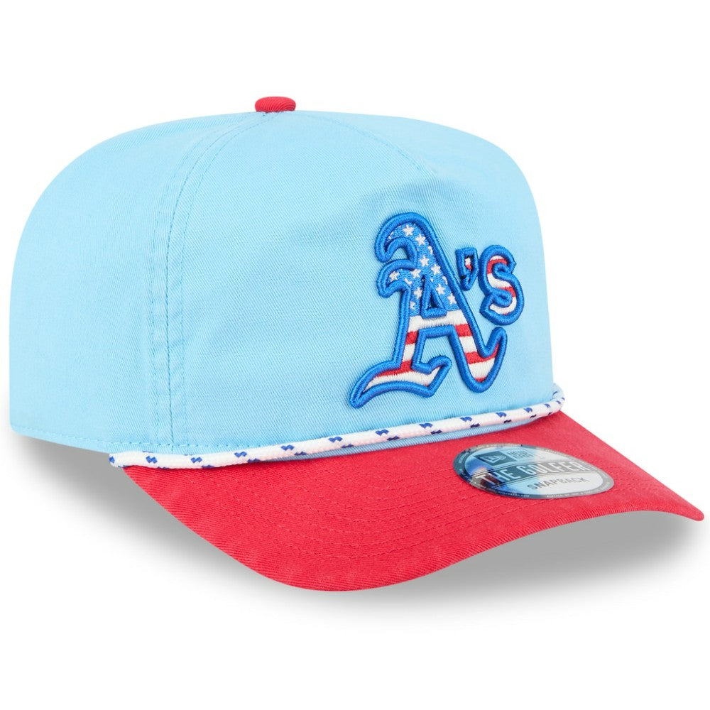Athletics New Era 2025 Fourth of July Golfer Snapback Hat | MLB Near me