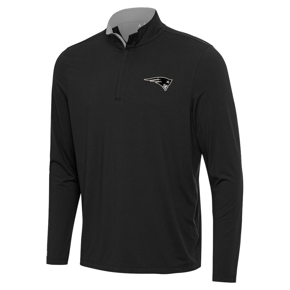 New England Patriots  Antigua Content Quarter-Zip Pullover Top