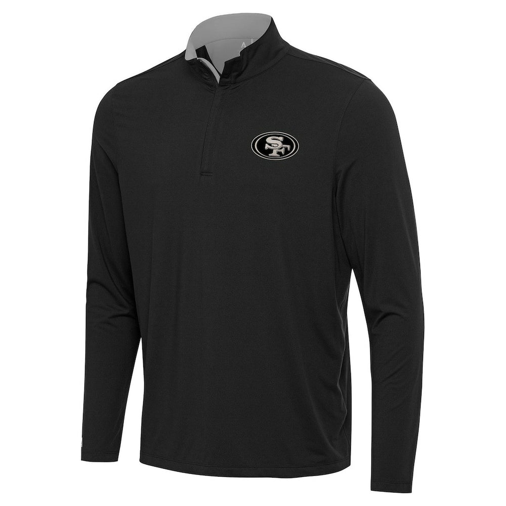 San Francisco 49ers  Antigua Content Quarter-Zip Pullover Top