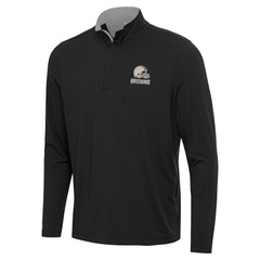 Cleveland Browns  Antigua Content Quarter-Zip Pullover Top