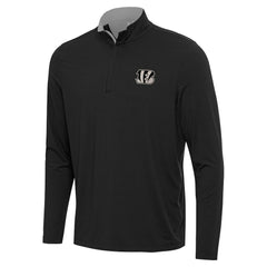 Cincinnati Bengals  Antigua Content Quarter-Zip Pullover Top