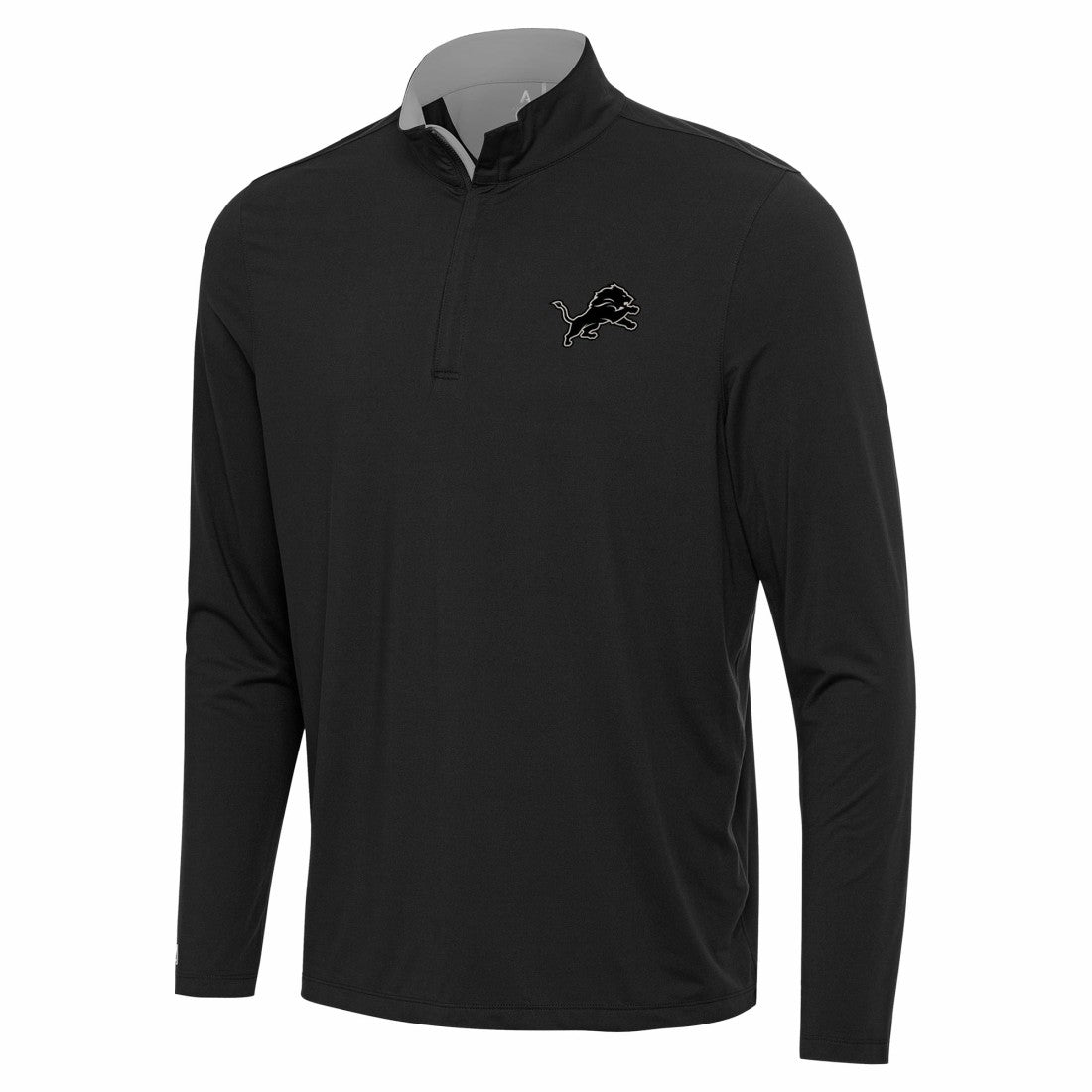 Detroit Lions  Antigua Content Quarter-Zip Pullover Top