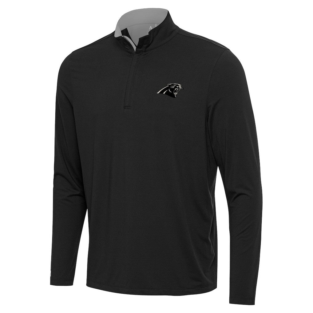Carolina Panthers  Antigua Content Quarter-Zip Pullover Top