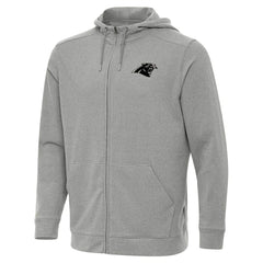 Carolina Panthers  Antigua Effortless Full-Zip Hoodie Jacket