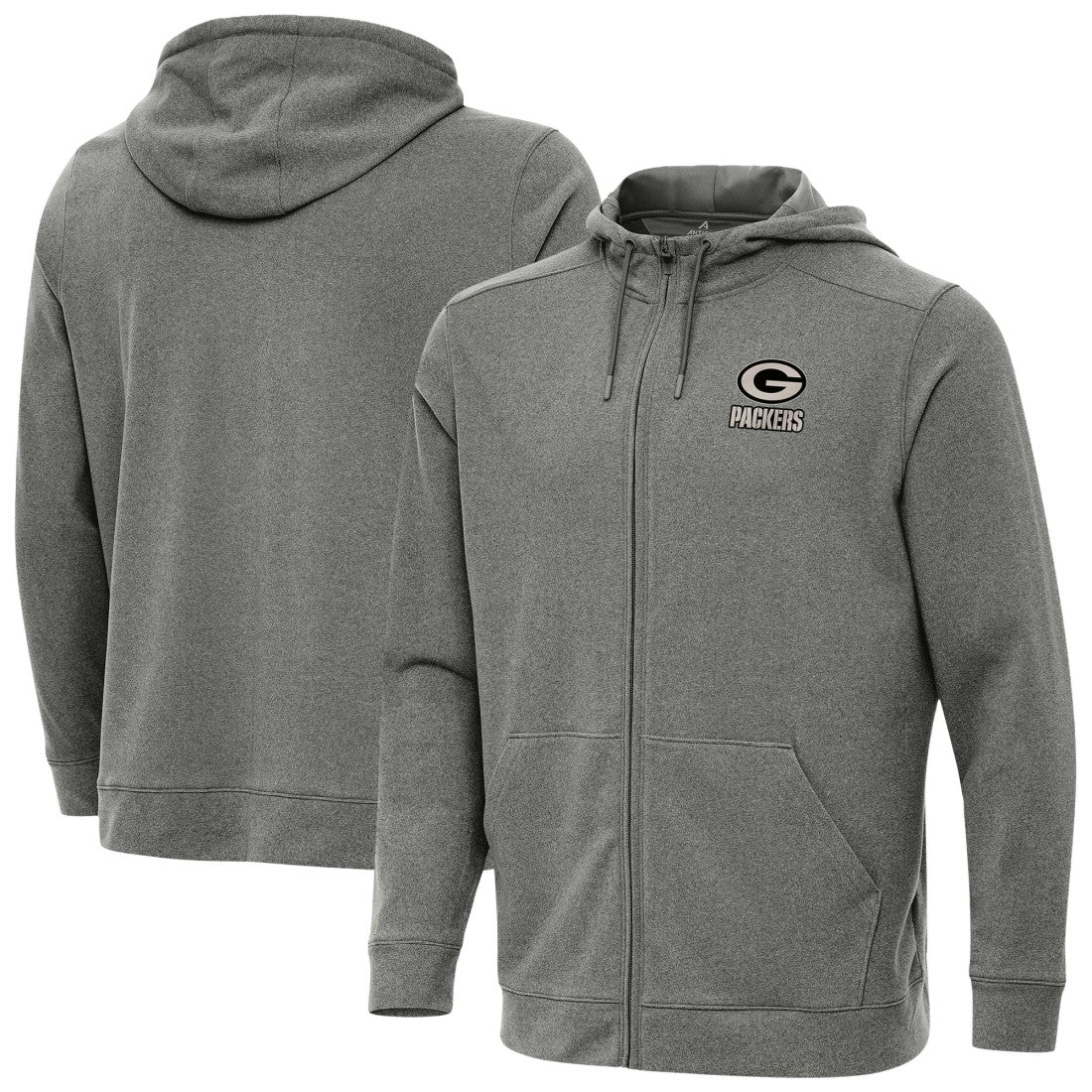 Green Bay Packers  Antigua Effortless Full-Zip Hoodie Jacket