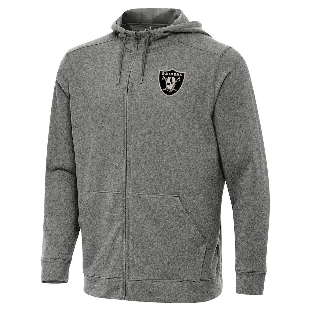 Las Vegas Raiders  Antigua Effortless Full-Zip Hoodie Jacket