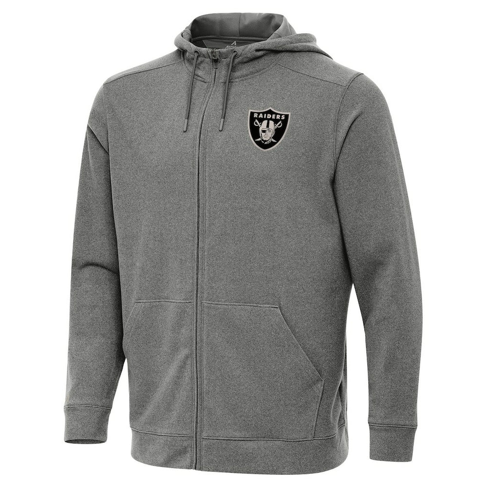 Las Vegas Raiders  Antigua Effortless Full-Zip Hoodie Jacket