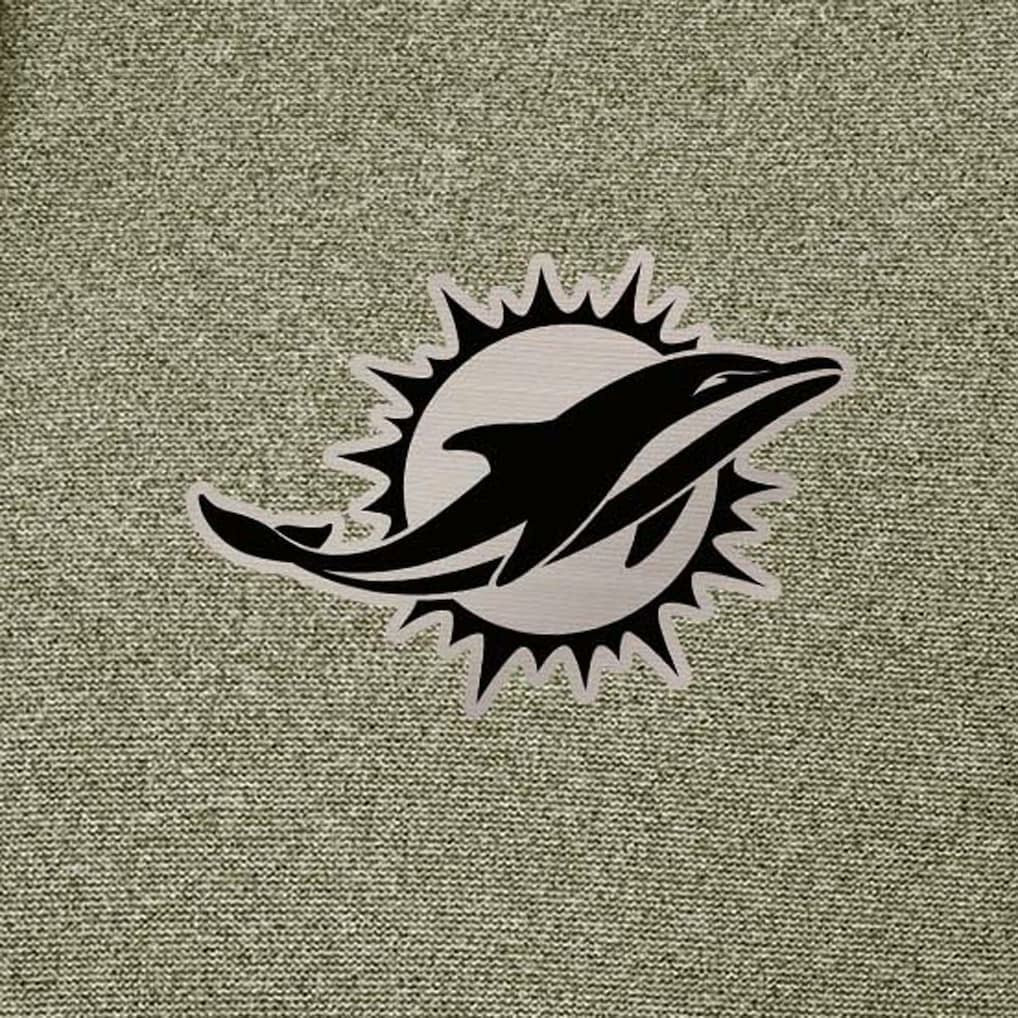 Miami Dolphins  Antigua Effortless Full-Zip Hoodie Jacket