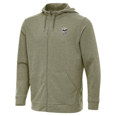 Minnesota Vikings  Antigua Effortless Full-Zip Hoodie Jacket