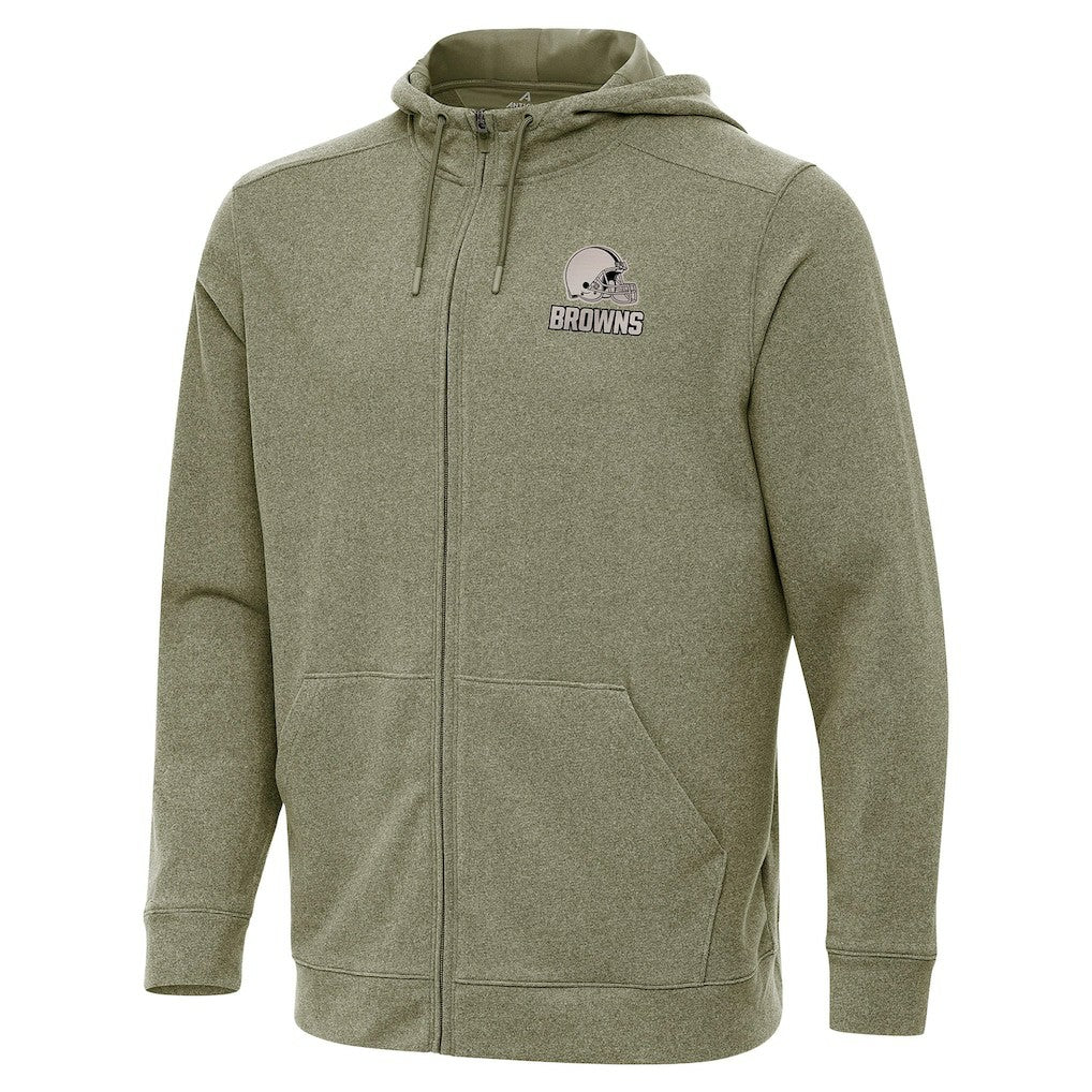Cleveland Browns  Antigua Effortless Full-Zip Hoodie Jacket