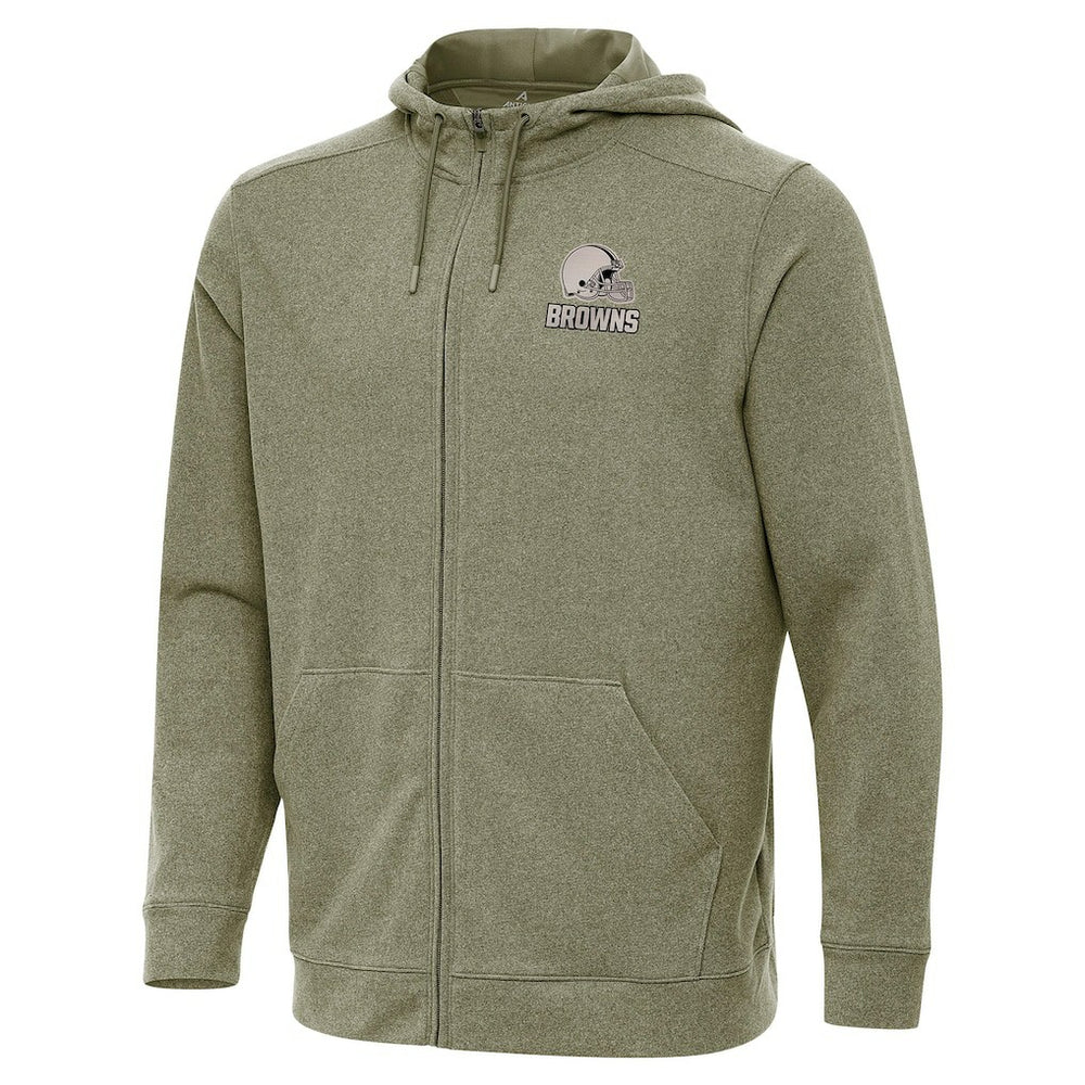 Cleveland Browns  Antigua Effortless Full-Zip Hoodie Jacket