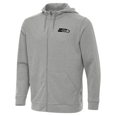 Seattle Seahawks  Antigua Effortless Full-Zip Hoodie Jacket
