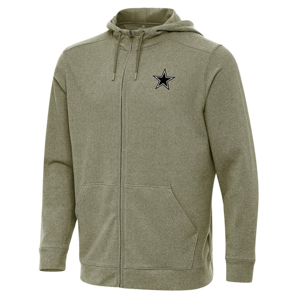 Dallas Cowboys  Antigua Effortless Full-Zip Hoodie Jacket