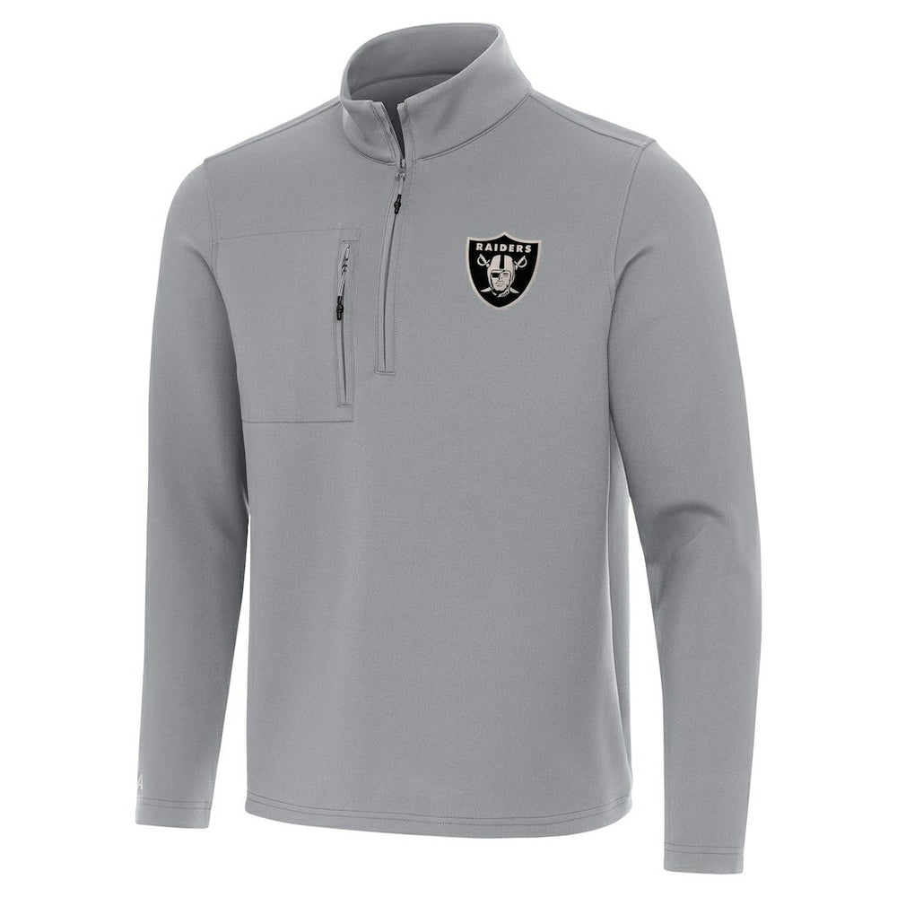 Las Vegas Raiders  Antigua Insider Quarter-Zip Jacket