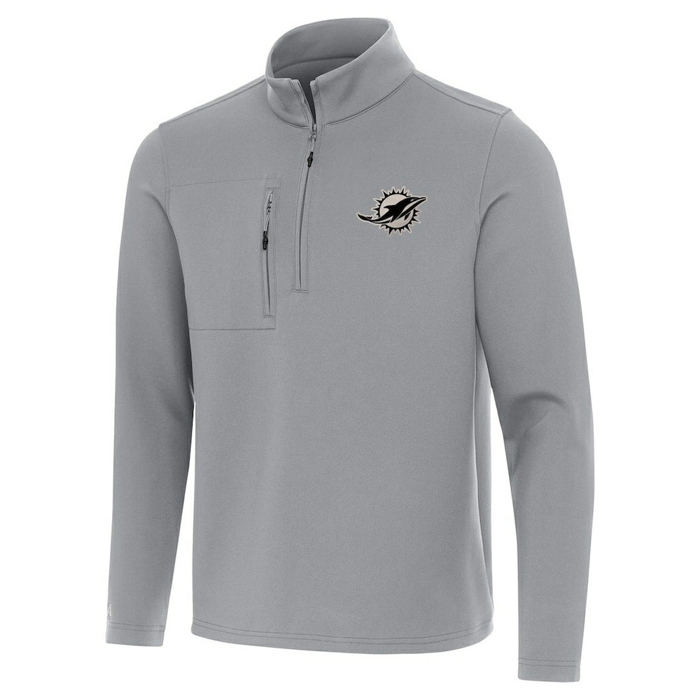 Miami Dolphins  Antigua Insider Quarter-Zip Jacket
