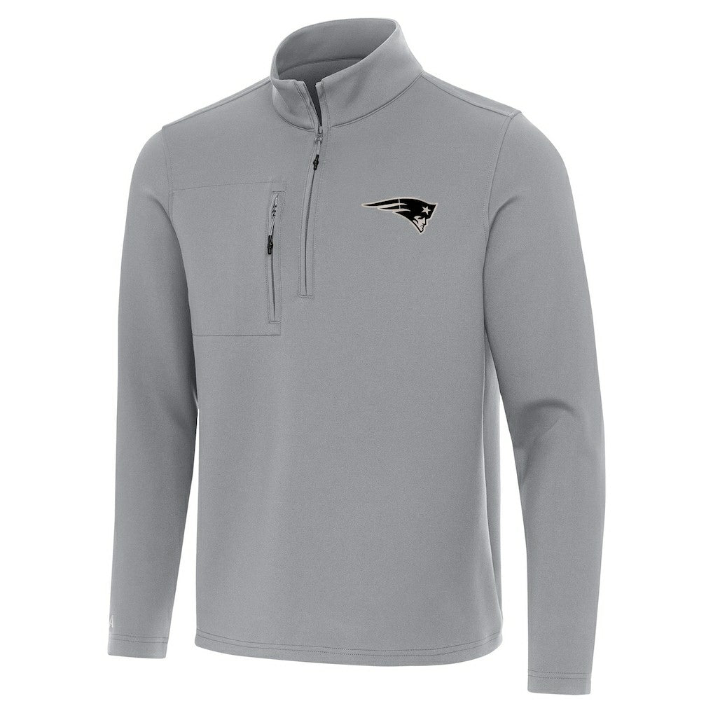 New England Patriots  Antigua Insider Quarter-Zip Jacket