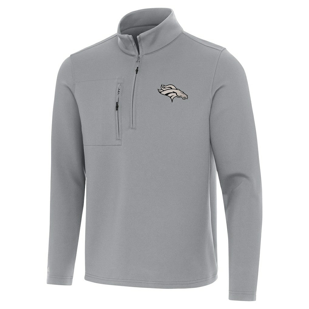 Denver Broncos  Antigua Insider Quarter-Zip Jacket