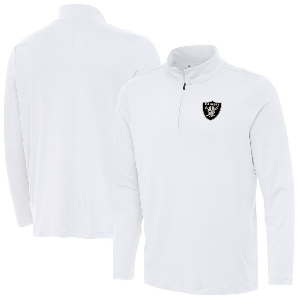 Las Vegas Raiders  Antigua Reprocess Quarter-Zip Top