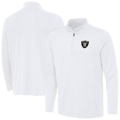 Las Vegas Raiders  Antigua Reprocess Quarter-Zip Top