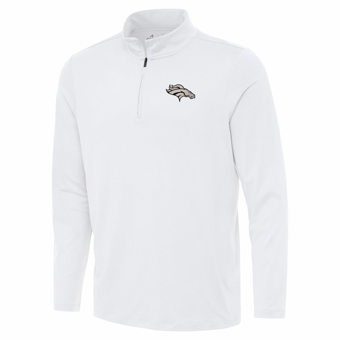Denver Broncos  Antigua Reprocess Quarter-Zip Top