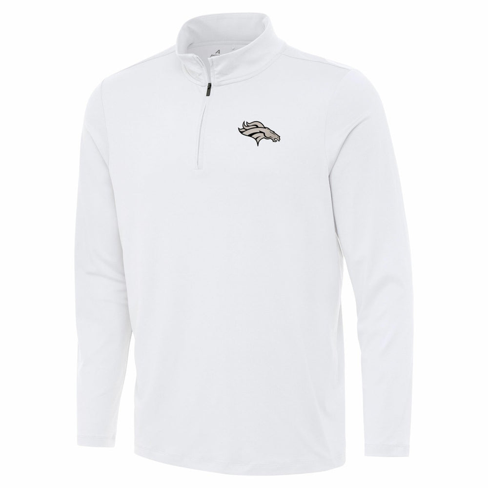 Denver Broncos  Antigua Reprocess Quarter-Zip Top